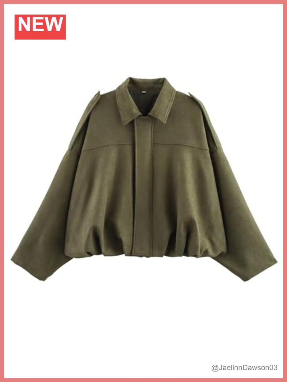 Faux Suede Bomber Jacket Oversized Streetwear Casual Motorcycle